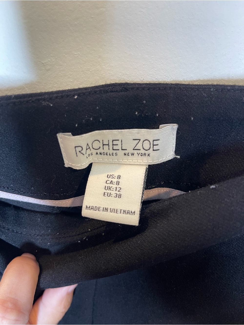 Rachel Zoe Black Slim Ankle Dress Pants Women’s Size 8 - Picture 5 of 7